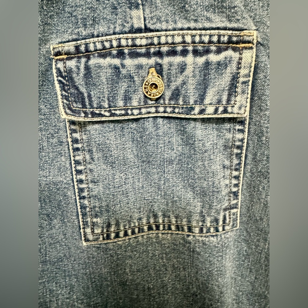 Vintage Gap Blue Jeans denim A line miniskirt🫶 - Picture 3 of 6